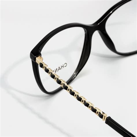 Chanel CH3408Q Eyeglasses in Black Colour.